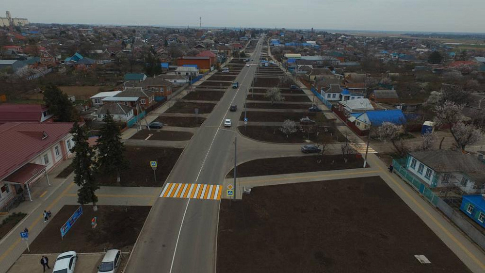 В двух населённых пунктах Кубани по поручению губернатора отремонтировали дороги