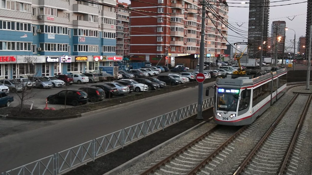 Трамвай №8 в Краснодаре временно будет ходить по укороченному маршруту