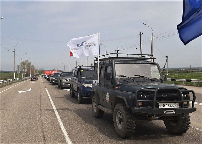 Автопробег «Небо Кубани», посвящённый 79-й годовщине крупнейшего воздушного сражения ВОВ, прошел в пяти муниципалитетах