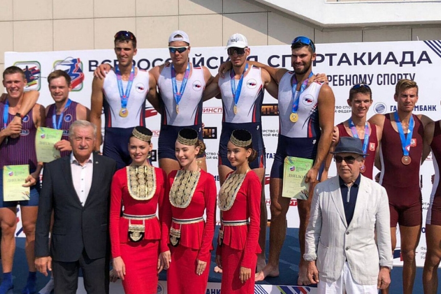 Кубанские гребцы завоевали бронзовую медаль в командном первенстве на Всероссийской спартакиаде