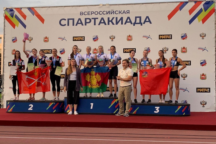 Сборная легкоатлетов Краснодарского края забрала 21 медаль на Спартакиаде сильнейших