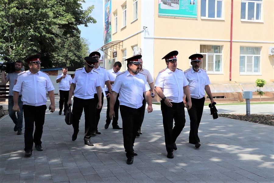 В казачьем кадетском корпусе в Кропоткине построят спортивный зал