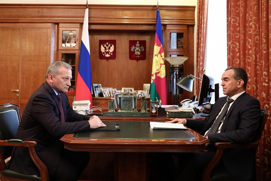 Вениамин Кондратьев встретился с заместителем руководителя Казначейства России