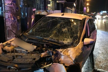 Сегодня ночью в Краснодаре произошла массовая авария