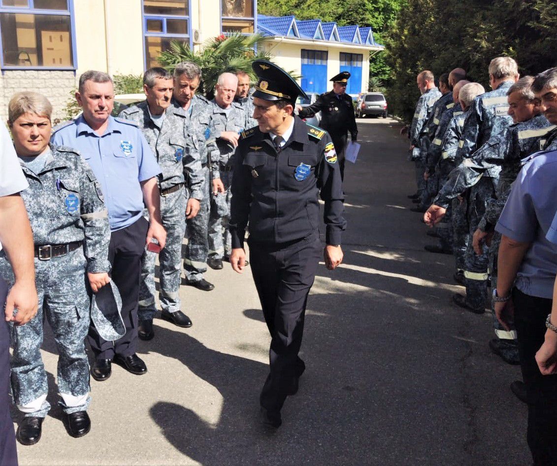 Лучшим начальником команды в Краснодарском филиале ФГУП «УВО Минтранса России» признан Артур Сеферян