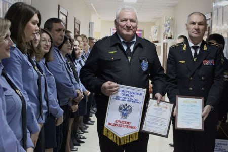В Краснодарской охране Минтранса поздравили победителей трудового соревнования по результатам 2-го полугодия 2023 года