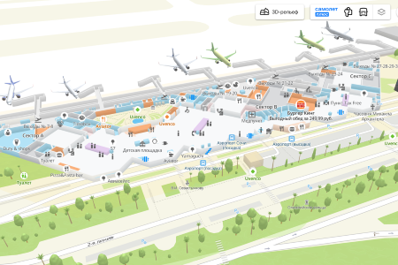 Технологии шагают вперед: сочинский аэропорт получил реалистичную 3D-модель на картах