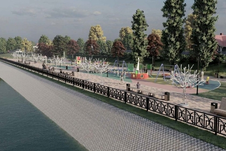 В Динском районе создадут новое общественное пространство на набережной реки Кочеты