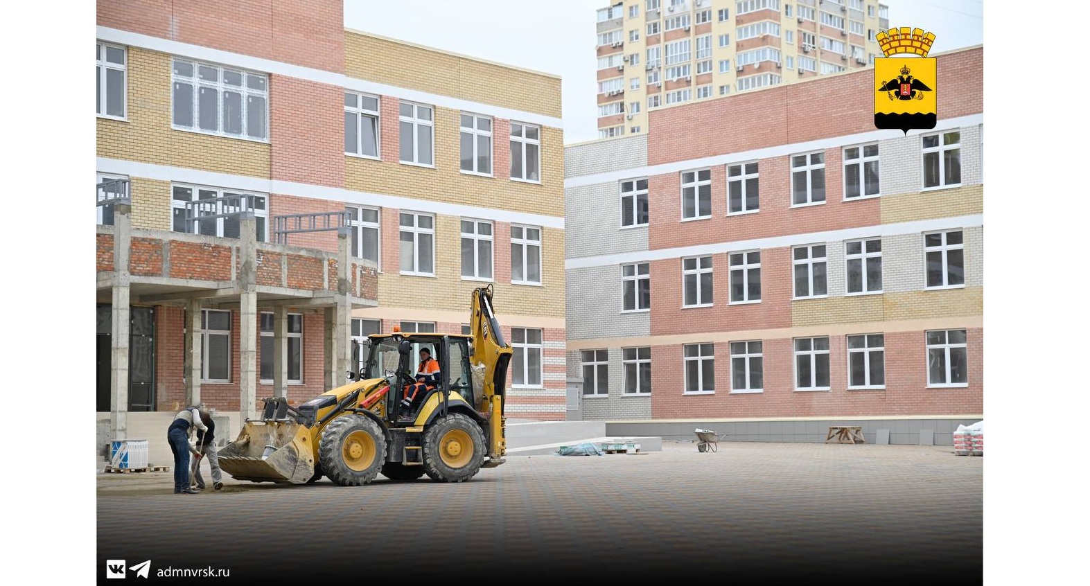 Завершается строительство школы в Южном районе Новороссийска