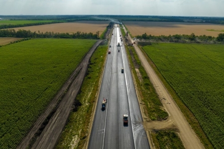 Дорога Дальнего западного обхода Краснодара заасфальтирована на 90%