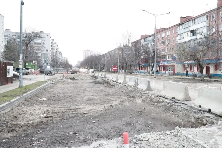 Работы по реконструкции улицы Зиповской Краснодара идут полным ходом