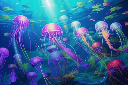 Множество медуз «прибилось» к берегам Анапы
